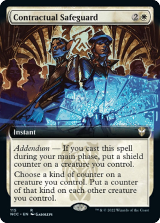 Image for Contractual Safeguard (Extended Art) (115) (Commander: Streets of New Capenna) - Magic: The Gathering