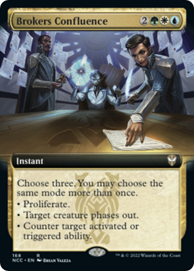 Image for Brokers Confluence (Extended Art) (168) (Commander: Streets of New Capenna) - Magic: The Gathering
