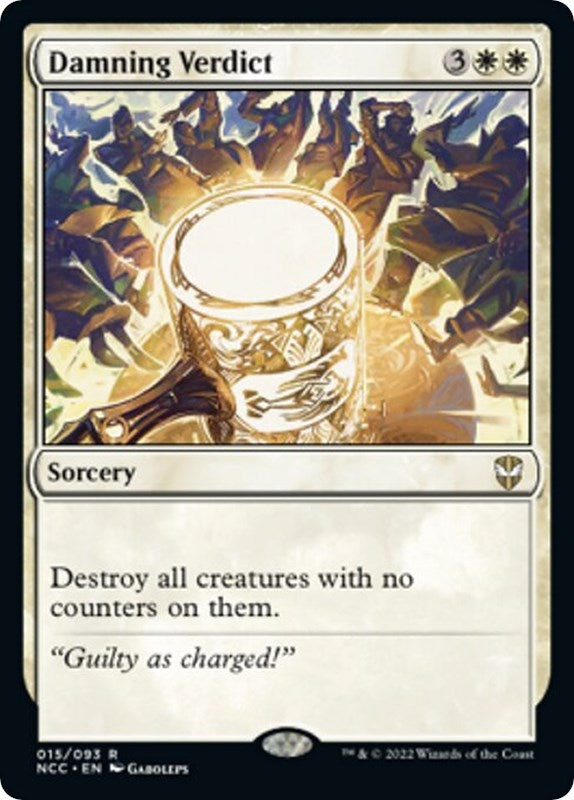 Image for Damning Verdict (15) (Commander: Streets of New Capenna) - Magic: The Gathering