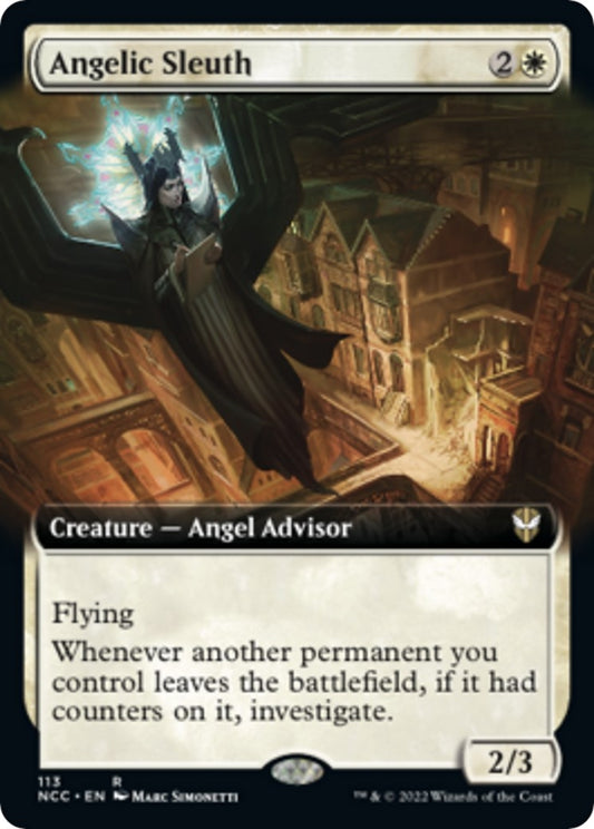 Image for Angelic Sleuth (Extended Art) (113) (Commander: Streets of New Capenna) - Magic: The Gathering