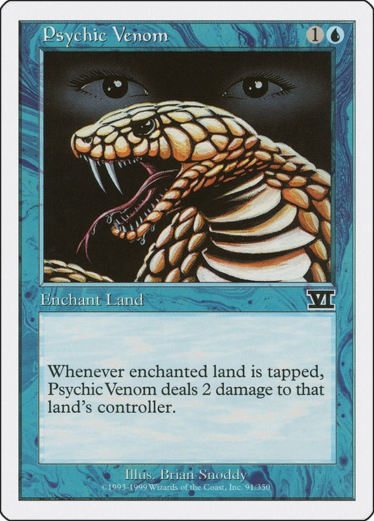 Image for Psychic Venom (91) (Classic Sixth Edition) - Magic: The Gathering