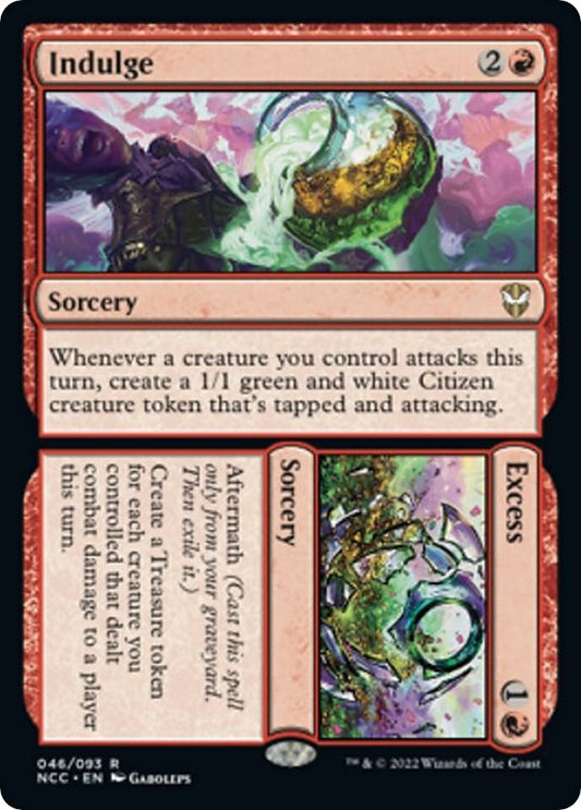 Image for Indulge // Excess (46) (Commander: Streets of New Capenna) - Magic: The Gathering