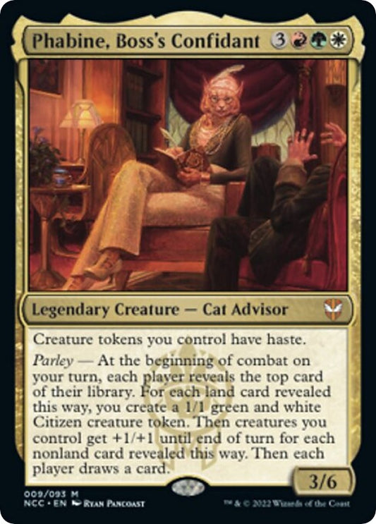 Image for Phabine, Boss's Confidant (9) (Commander: Streets of New Capenna) - Magic: The Gathering