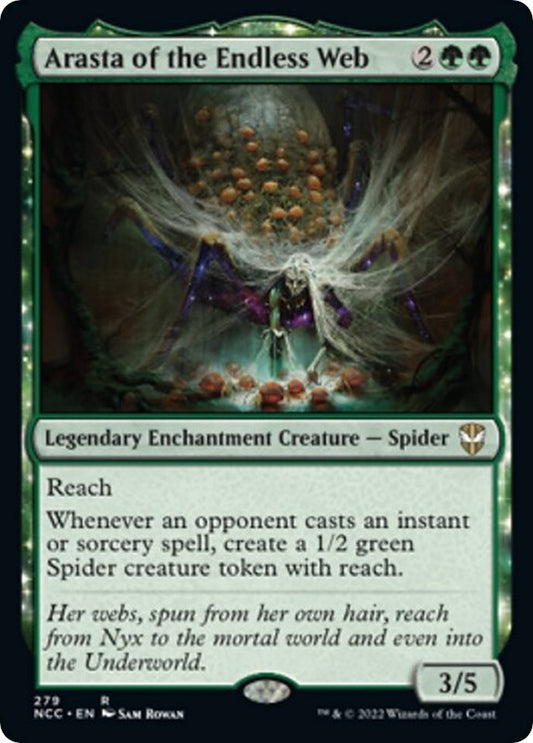 Image for Arasta of the Endless Web (279) (Commander: Streets of New Capenna) - Magic: The Gathering