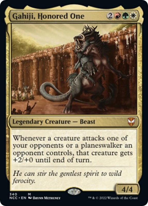 Image for Gahiji, Honored One (340) (Commander: Streets of New Capenna) - Magic: The Gathering