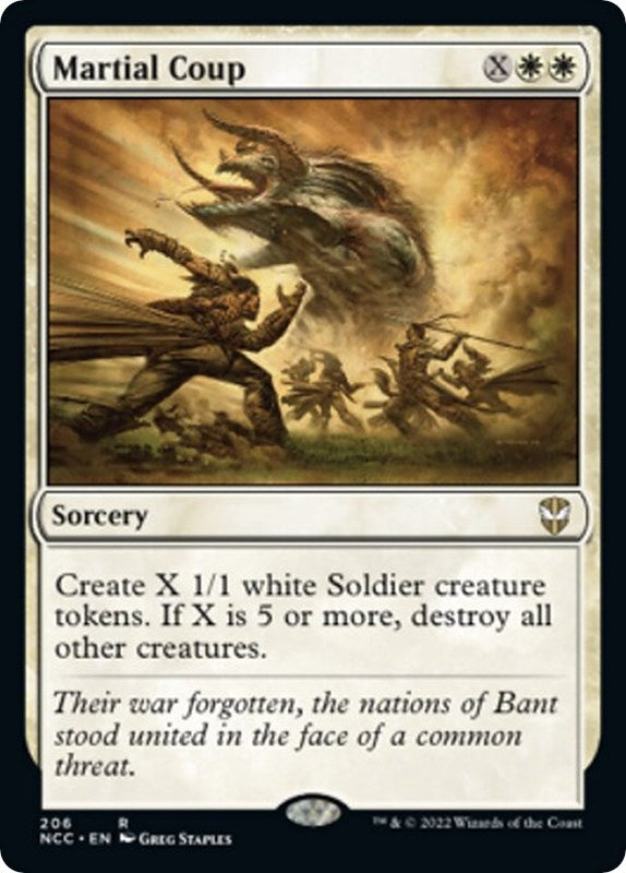 Image for Martial Coup (206) (Commander: Streets of New Capenna) - Magic: The Gathering