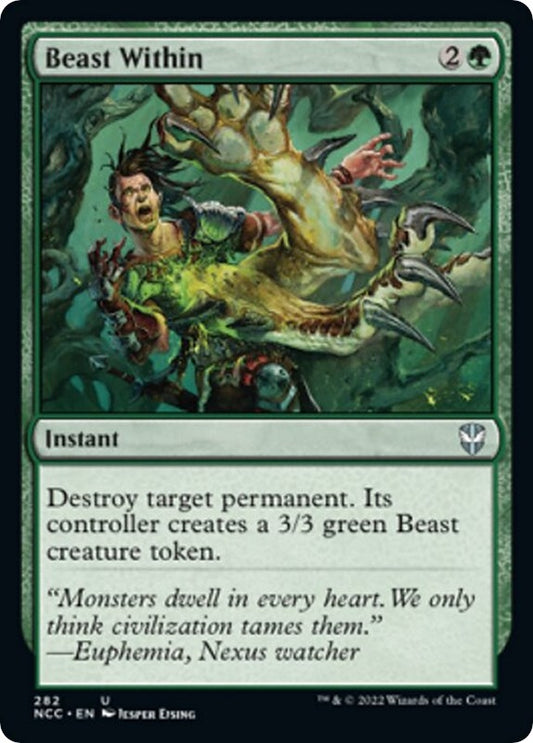 Image for Beast Within (282) (Commander: Streets of New Capenna) - Magic: The Gathering