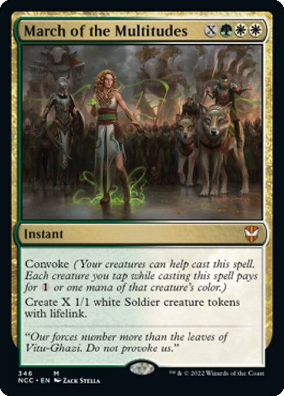 Image for March of the Multitudes (346) (Commander: Streets of New Capenna) - Magic: The Gathering
