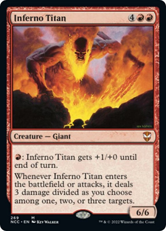 Image for Inferno Titan (269) (Commander: Streets of New Capenna) - Magic: The Gathering