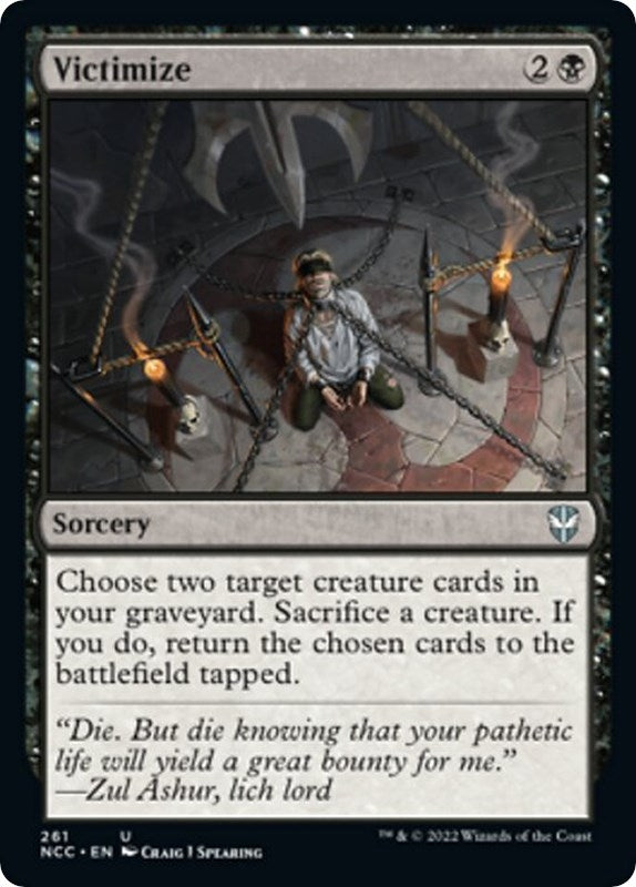 Image for Victimize (261) (Commander: Streets of New Capenna) - Magic: The Gathering