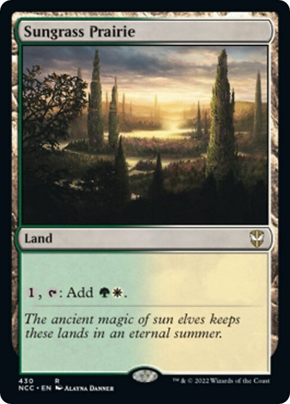 Image for Sungrass Prairie (430) (Commander: Streets of New Capenna) - Magic: The Gathering