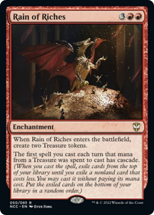 Image for Rain of Riches (50) (Commander: Streets of New Capenna) - Magic: The Gathering