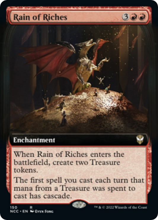 Image for Rain of Riches (Extended Art) (150) (Commander: Streets of New Capenna) - Magic: The Gathering