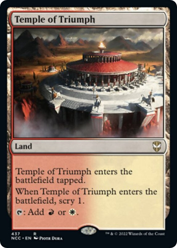 Image for Temple of Triumph (437) (Commander: Streets of New Capenna) - Magic: The Gathering