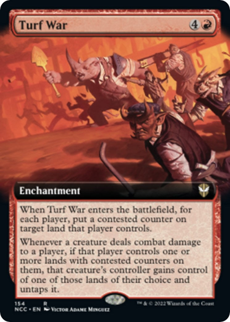 Image for Turf War (Extended Art) (154) (Commander: Streets of New Capenna) - Magic: The Gathering