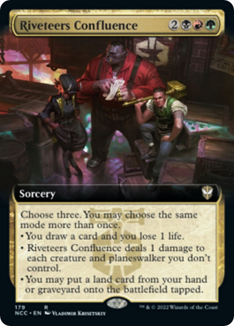 Image for Riveteers Confluence (Extended Art) (179) (Commander: Streets of New Capenna) - Magic: The Gathering