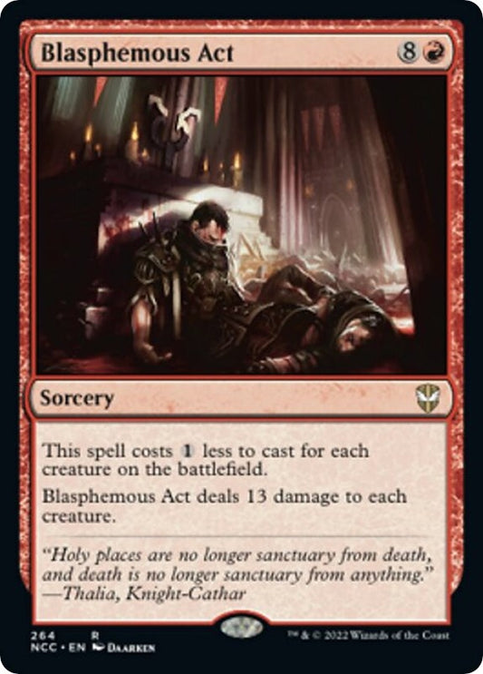 Image for Blasphemous Act (264) (Commander: Streets of New Capenna) - Magic: The Gathering