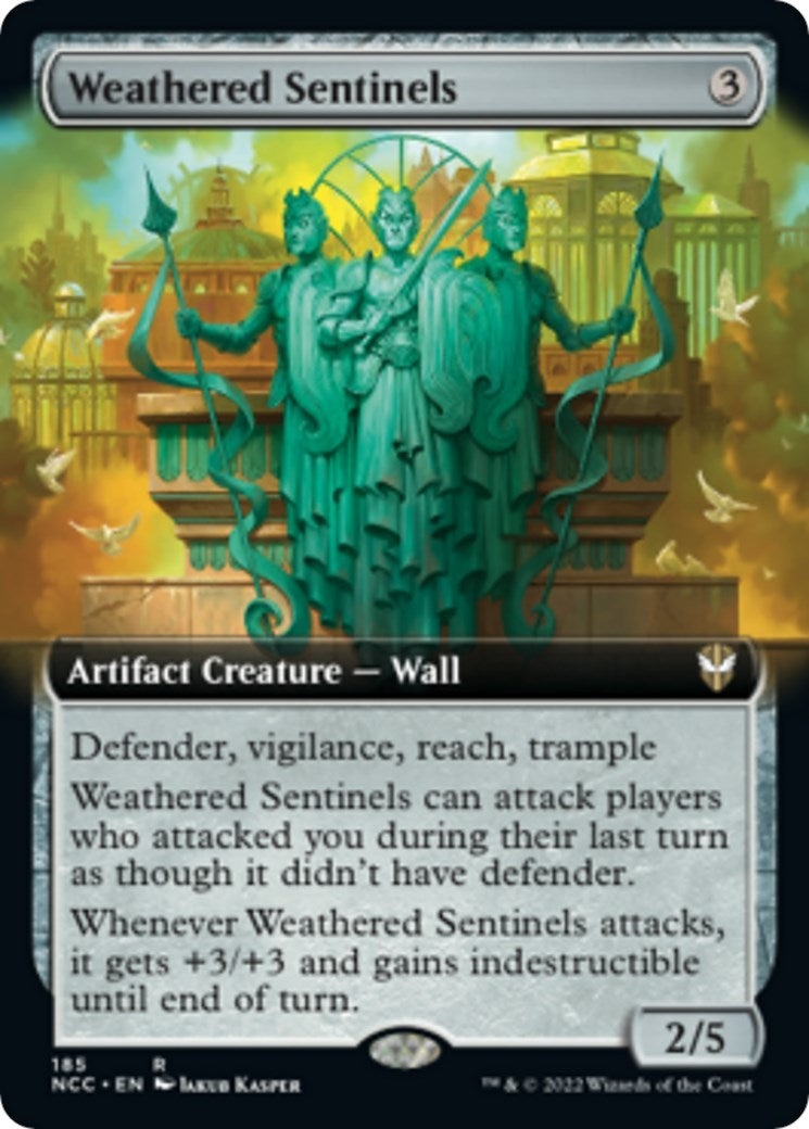 Image for Weathered Sentinels (Extended Art) (185) (Commander: Streets of New Capenna) - Magic: The Gathering