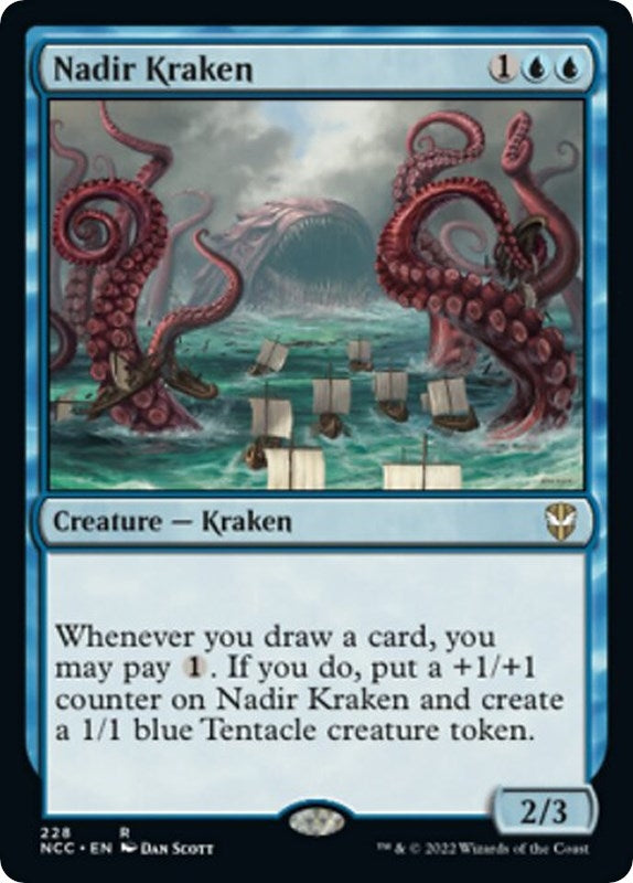 Image for Nadir Kraken (228) (Commander: Streets of New Capenna) - Magic: The Gathering