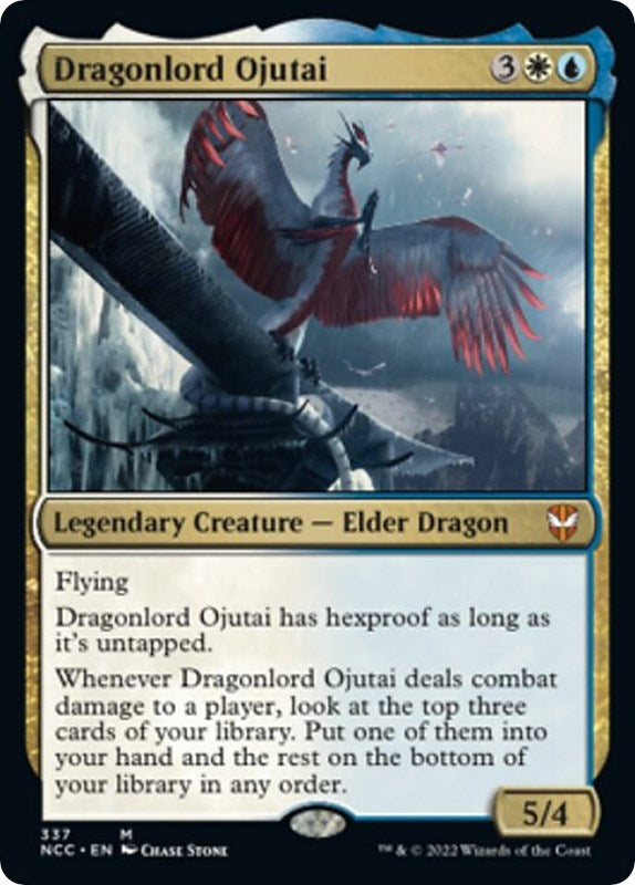 Image for Dragonlord Ojutai (337) (Commander: Streets of New Capenna) - Magic: The Gathering