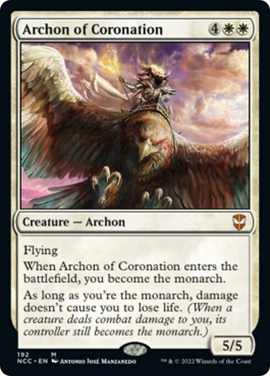 Image for Archon of Coronation (192) (Commander: Streets of New Capenna) - Magic: The Gathering