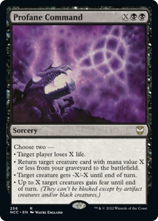 Image for Profane Command (256) (Commander: Streets of New Capenna) - Magic: The Gathering