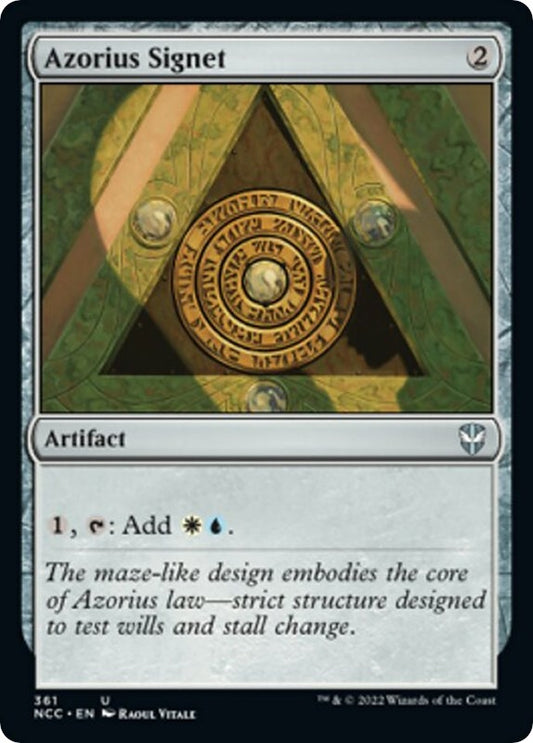 Image for Azorius Signet (361) (Commander: Streets of New Capenna) - Magic: The Gathering