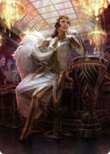 Image for Elspeth Resplendent Art Card (3/81) (3) (Art Series: Streets of New Capenna) - Magic: The Gathering