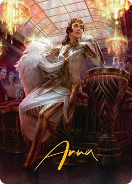 Image for Elspeth Resplendent Art Card (3/81) (Gold-Stamped Signature) (3) (Art Series: Streets of New Capenna) - Magic: The Gathering