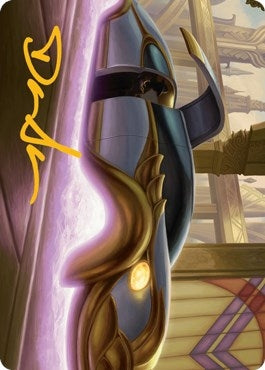 Image for Mysterious Limousine Art Card (Gold-Stamped Signature) (6) (Art Series: Streets of New Capenna) - Magic: The Gathering
