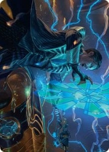 Image for Brokers Veteran Art Card (10) (Art Series: Streets of New Capenna) - Magic: The Gathering