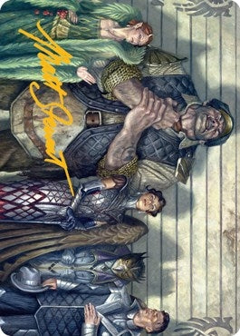Image for Rogues' Gallery Art Card (Gold-Stamped Signature) (17) (Art Series: Streets of New Capenna) - Magic: The Gathering