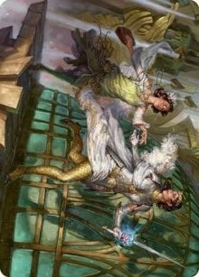 Image for Daring Escape Art Card (18) (Art Series: Streets of New Capenna) - Magic: The Gathering