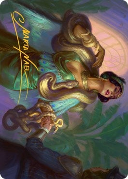 Image for Venom Connoisseur Art Card (Gold-Stamped Signature) (21) (Art Series: Streets of New Capenna) - Magic: The Gathering