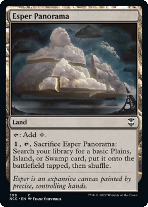 Image for Esper Panorama (399) (Commander: Streets of New Capenna) - Magic: The Gathering