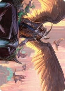 Image for Falco Spara, Pactweaver Art Card (25/81) (25) (Art Series: Streets of New Capenna) - Magic: The Gathering
