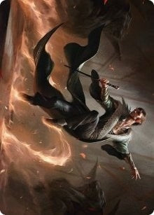 Image for Fleetfoot Dancer Art Card (26) (Art Series: Streets of New Capenna) - Magic: The Gathering