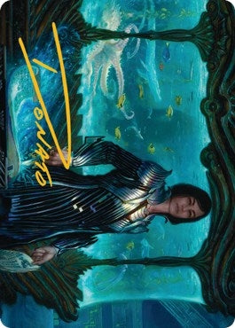 Image for Lagrella, the Magpie Art Card (Gold-Stamped Signature) (28) (Art Series: Streets of New Capenna) - Magic: The Gathering