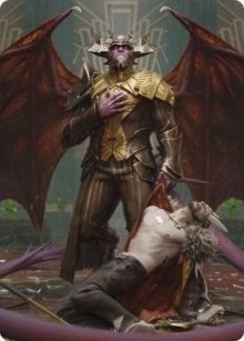 Image for Ob Nixilis, the Adversary Art Card (31/81) (31) (Art Series: Streets of New Capenna) - Magic: The Gathering
