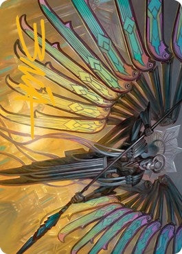 Image for Paragon of Modernity Art Card (Gold-Stamped Signature) (35) (Art Series: Streets of New Capenna) - Magic: The Gathering