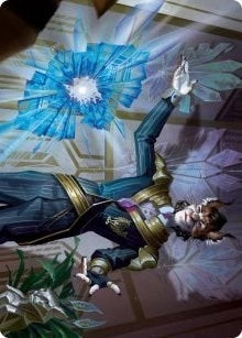 Image for Kros, Defense Contractor Art Card (44) (Art Series: Streets of New Capenna) - Magic: The Gathering