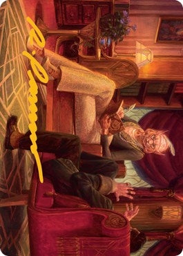 Image for Phabine, Boss's Confidant Art Card (Gold-Stamped Signature) (46) (Art Series: Streets of New Capenna) - Magic: The Gathering