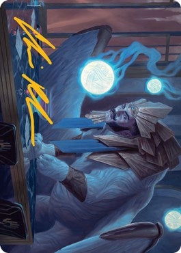 Image for Tivit, Seller of Secrets Art Card (Gold-Stamped Signature) (47) (Art Series: Streets of New Capenna) - Magic: The Gathering