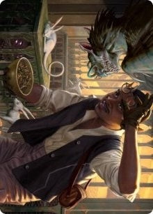 Image for Bennie Bracks, Zoologist Art Card (49) (Art Series: Streets of New Capenna) - Magic: The Gathering
