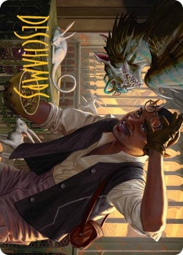 Image for Bennie Bracks, Zoologist Art Card (Gold-Stamped Signature) (49) (Art Series: Streets of New Capenna) - Magic: The Gathering