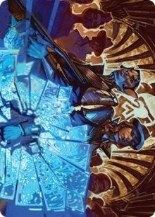 Image for Contractual Safeguard Art Card (50) (Art Series: Streets of New Capenna) - Magic: The Gathering