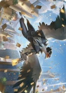 Image for Skyboon Evangelist Art Card (51) (Art Series: Streets of New Capenna) - Magic: The Gathering