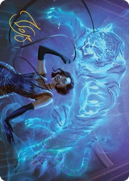 Image for Extravagant Replication Art Card (Gold-Stamped Signature) (53) (Art Series: Streets of New Capenna) - Magic: The Gathering
