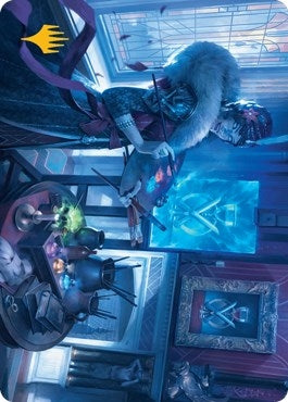 Image for Flawless Forgery Art Card (Gold-Stamped) (54) (Art Series: Streets of New Capenna) - Magic: The Gathering
