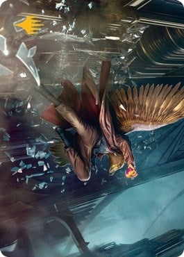 Image for Skyway Robber Art Card (Gold-Stamped) (55) (Art Series: Streets of New Capenna) - Magic: The Gathering